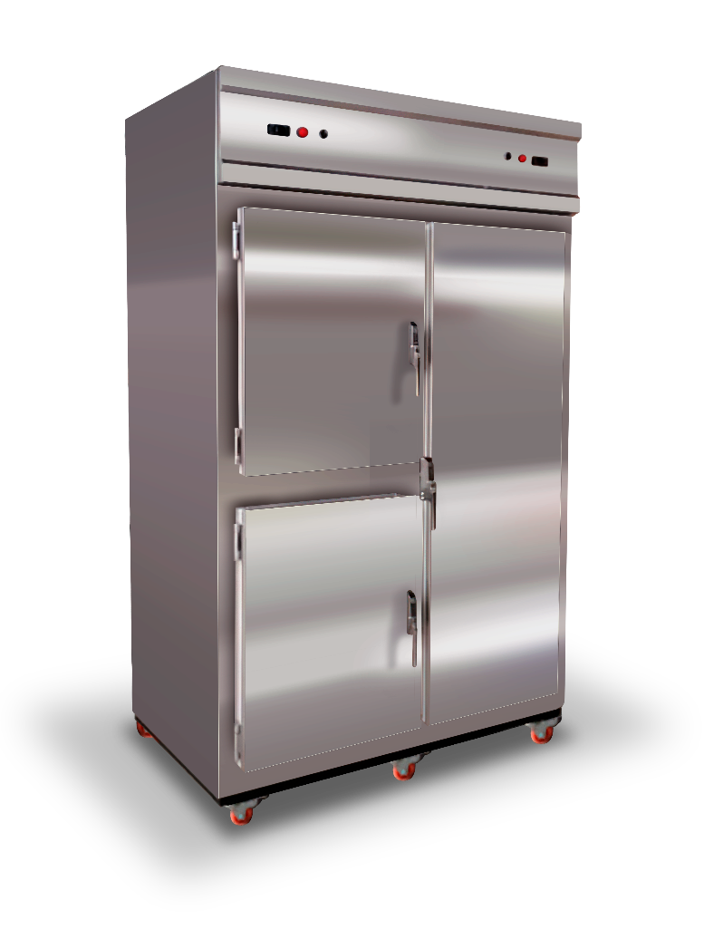 Cámara vertical 3 puertas conservación y congelación